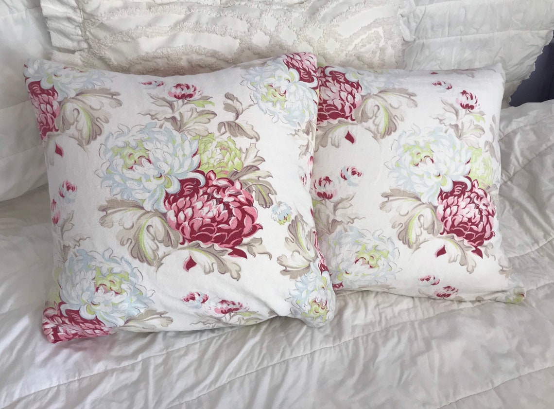 SHABBY CHIC Pillow Cover Shabby Chic Colors Vintage Etsy