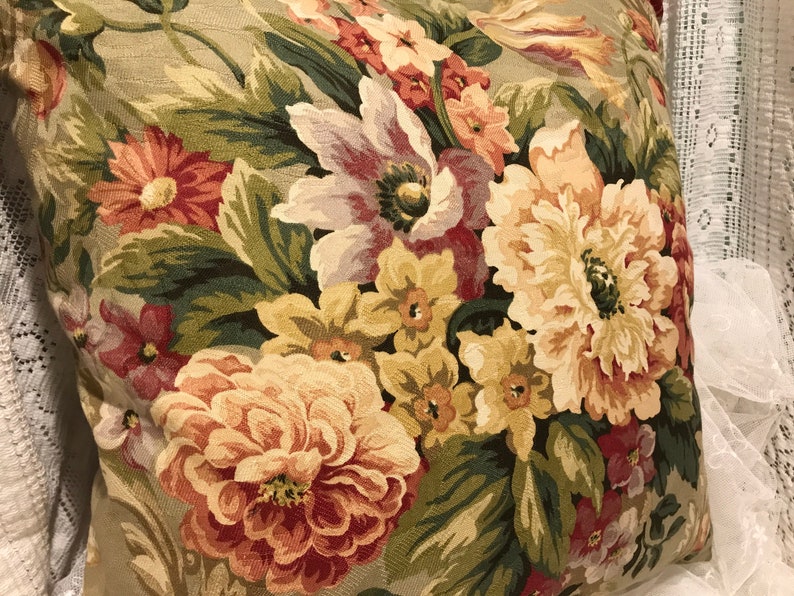 VINTAGE RALPH LAUREN Pillow Cover Textured Jacquard Etsy