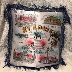 50s Souvenir Pillow - Etsy