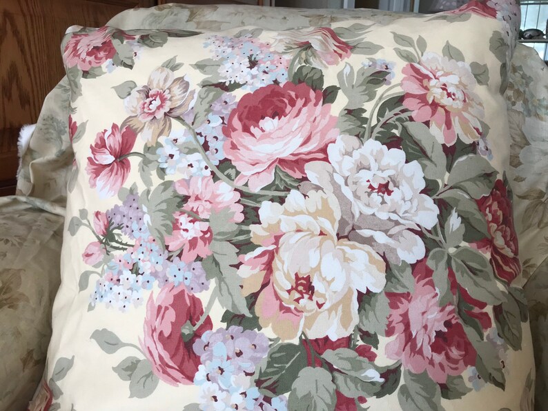 Ralph Lauren pillow cover decorator weight fabric Etsy