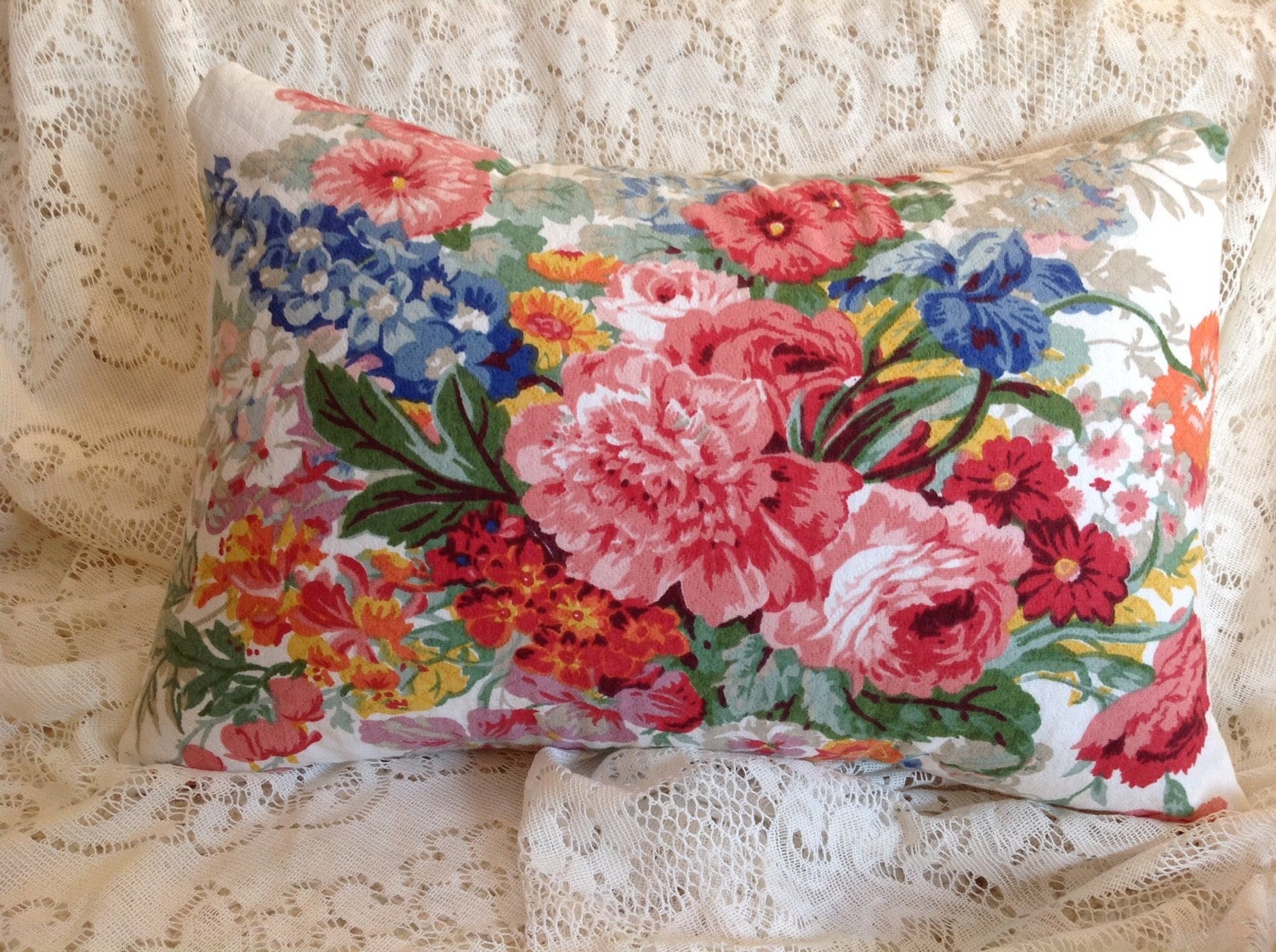 Vintage Ralph Lauren pillow cover Decorative pillow Throw Etsy