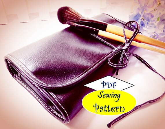 makeup brush holder sewing pattern
