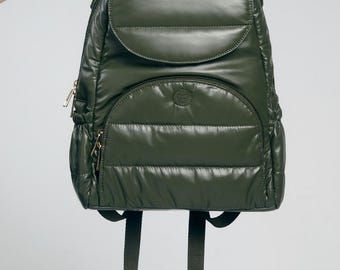Compact Diaper Bag Backpack: Insulated, Water Resistant, Travel Friendly