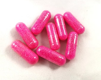Glitter Pills - "Fabulous Flamingo" In Pill Bottle