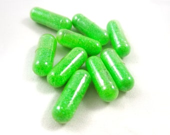 Glitter Pills - "Nickelodeon Slime" in Pill Bottle