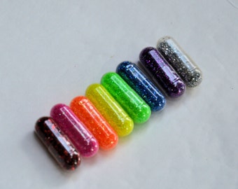 Rainbow Glitter Pills