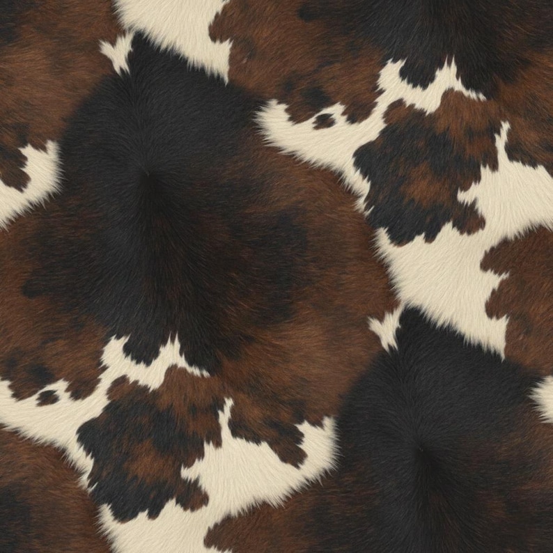 Realistic Cowhide Pattern Wrapping Paper | Animal Print Gift Wrap - Etsy