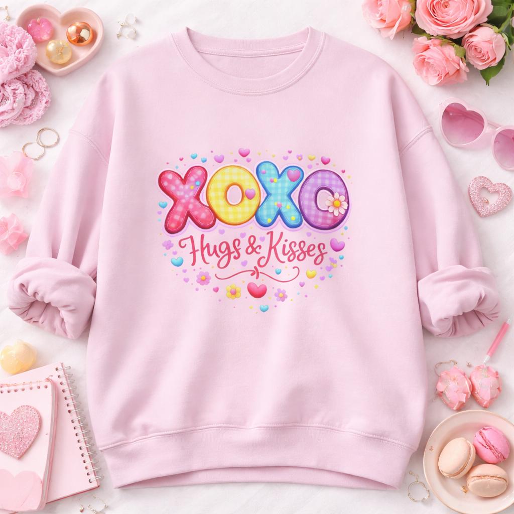 XOXO Hugs and Kisses PNG | Cute Valentines Day Digital Download - Etsy