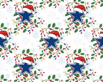 Papier do pakowania prezentów świątecznych Dallas Cowboys, NFL