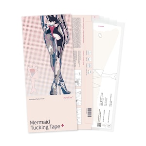 NewEve Tucking Tape Plus 7 Pack, Gaff Panties, Tucking Underwear for Trans Women, Crossdressers, Drag Queens