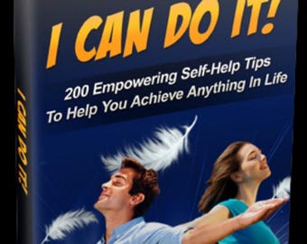 I Can Do It Self Help Guide, Self-Help Ebook, Self-Help PDF, motivational book, Inspirational Ebook, Motivational Gift, motivational mindset