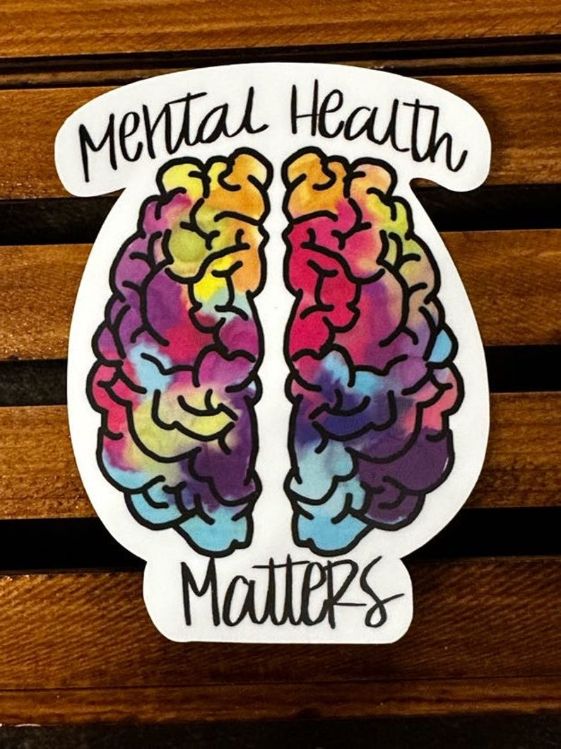 Mental Health Matters Waterproof/UV Resistant Sticker image 1