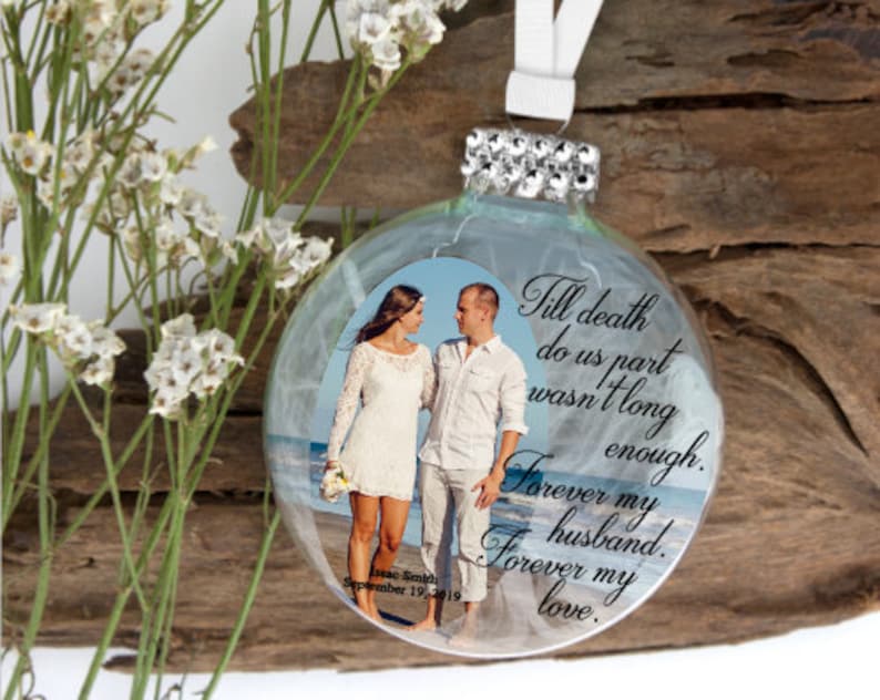 Husband Memorial Christmas Ornament | Etsy