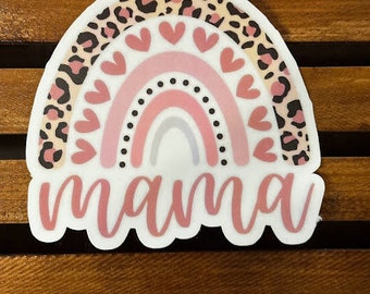 Mama Rainbow Waterproof/UV Resistant Sticker