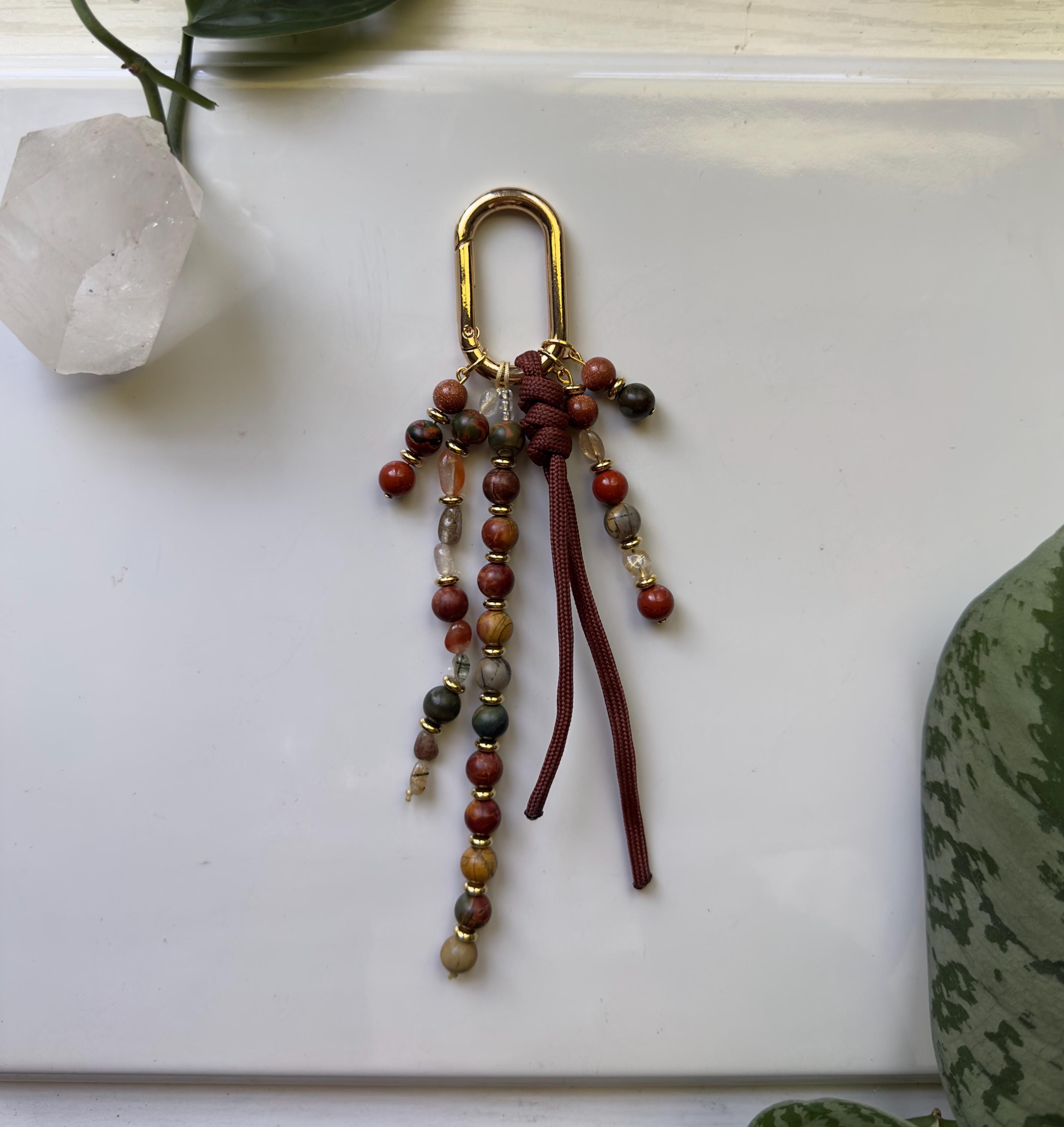 Clare V.]ル・レジン・フープ Clare V. ピアス クリスタル