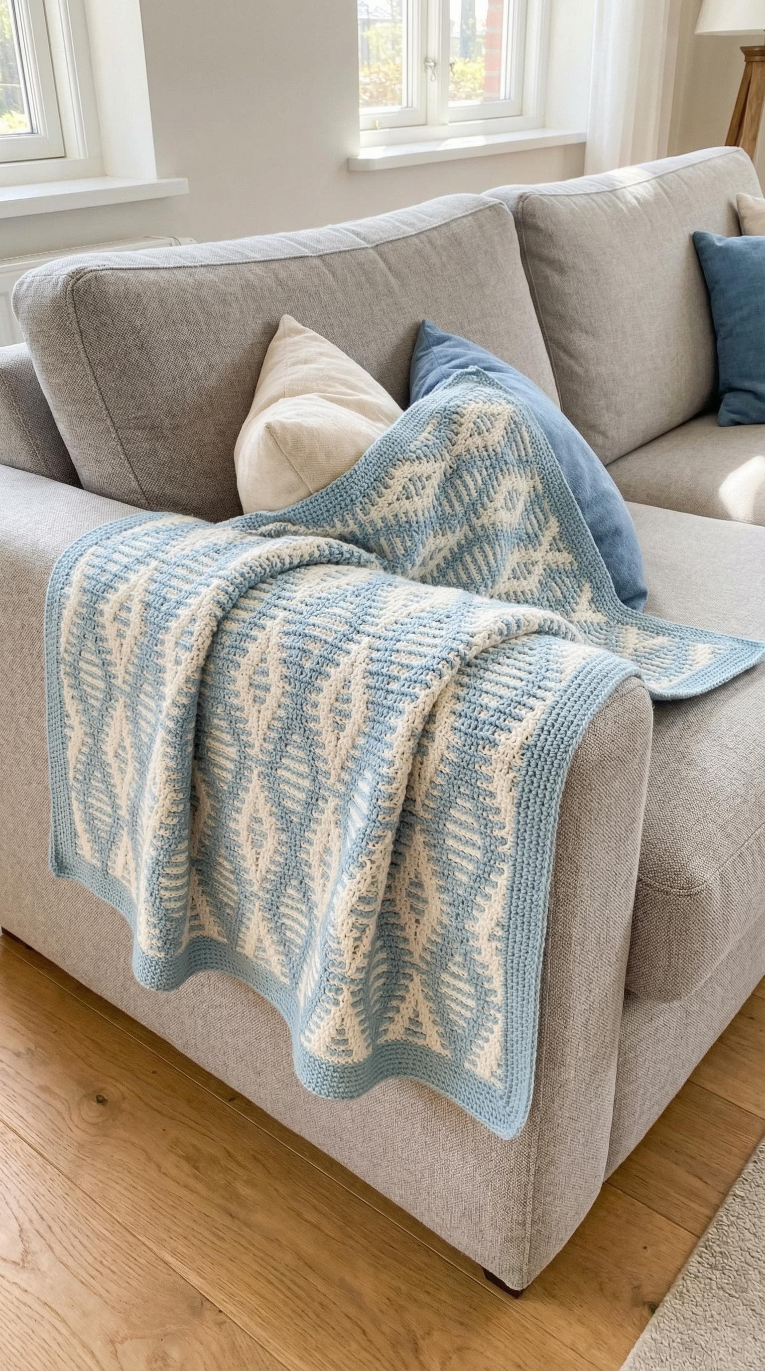 39 Crochet Borders with Lace, Scallops, Frames, and Table Runners 24 Overlay Mosaic Crochet Blanket Pattern Double Border Baby