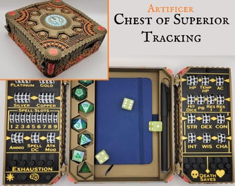 Artificer Chest of Superior Tracking - Dungeons and Dragons Dice
