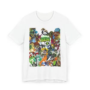 Ben 10 Inspired Unisex Jersey T-Shirt, Cartoon Fan Shirt