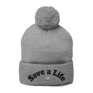 Save a Life Kidney Embroidered Beanie
