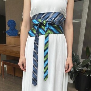 Necktie Obi Belt - Etsy display picture 1