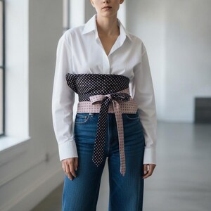 Necktie Obi Belt - Etsy
