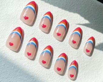 カスタムジェルプレスオンネイル | ハンドメイド＆再利用可能