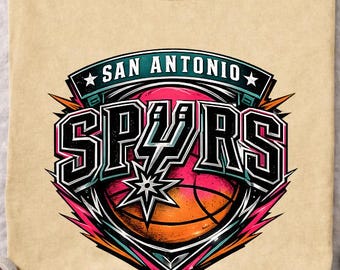 Retro San Antonio Basketball Shirt | Neon Vintage Sports Graphic Tee | Urban Streetwear Basketball Fan Gift