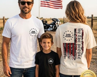 America 250 Family  Shirt, We The People Tee,1776 To 2026 Patriotic Shirt, USA250 Years Freedom, Semiquincentennial Tee, Youth & Adult Sizes