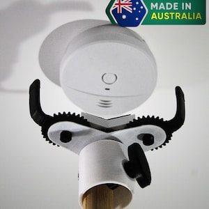 Rookmeldergrijper – ontworpen en gemaakt in Australië, monteer en verwijder rookmelders met gemak thuisveiligheid voor installatie op hoge plaatsen