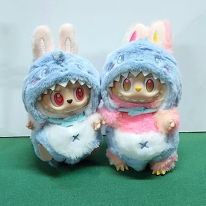 SHARK OUTFIT for Labubu Dolls - Cute Labubu Accessory- Labubu Outfits - Shark Costume