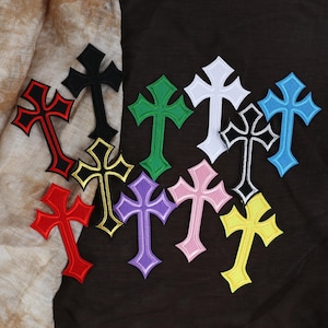 クロムハーツ レオパード柄十字架刺繍ホワイトスウェット【レア品