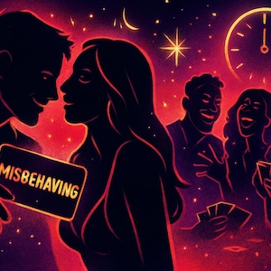 Misbehaving - The adult card game that dares you not to behave.