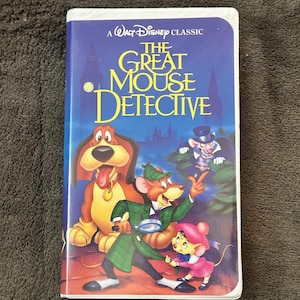 VHS #1360 - RARE Black Diamond Series - Walt Disney - The Great Mouse Detective