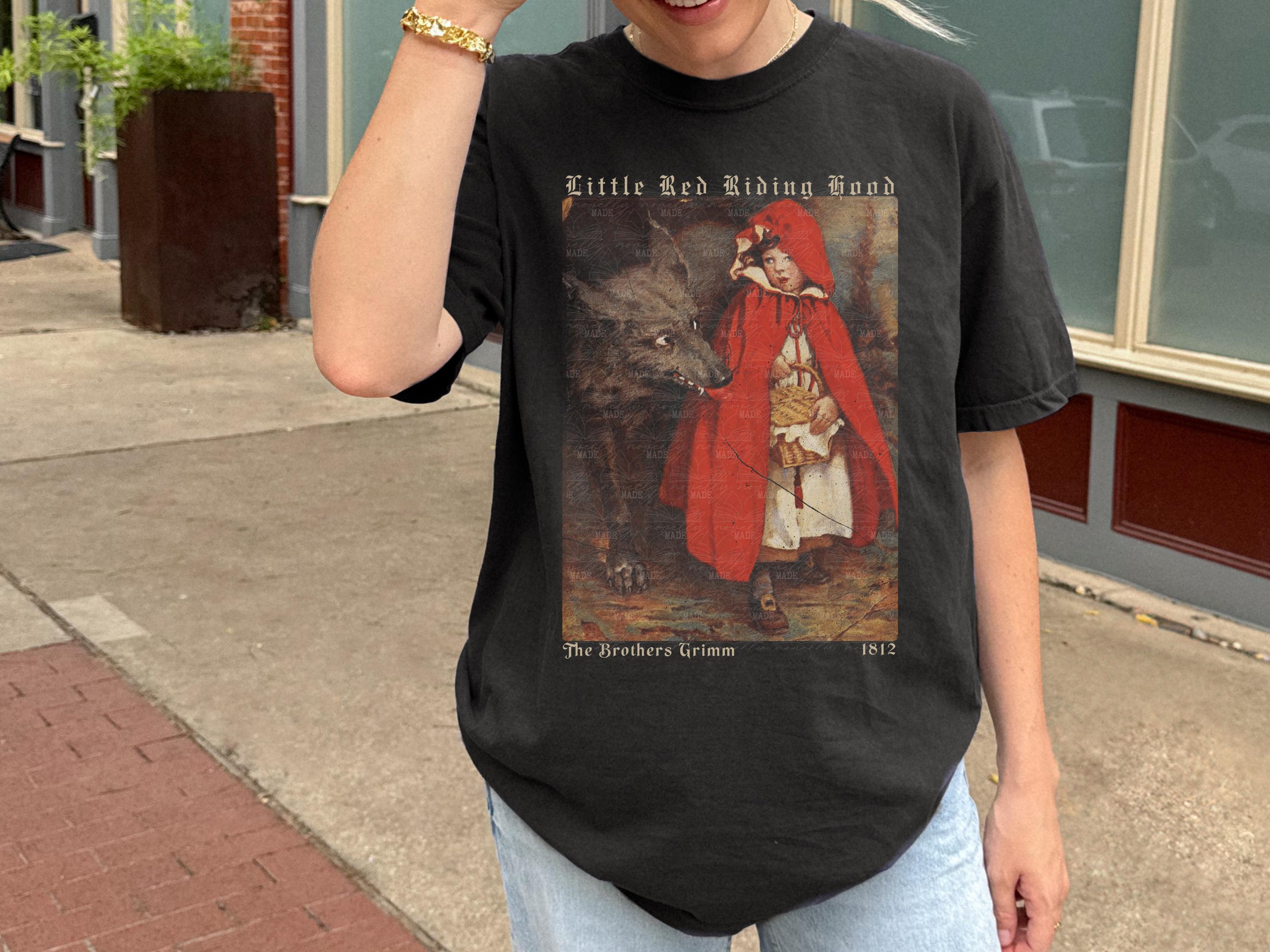 Little Red Riding Hood Wolf Tshirt - Etsy