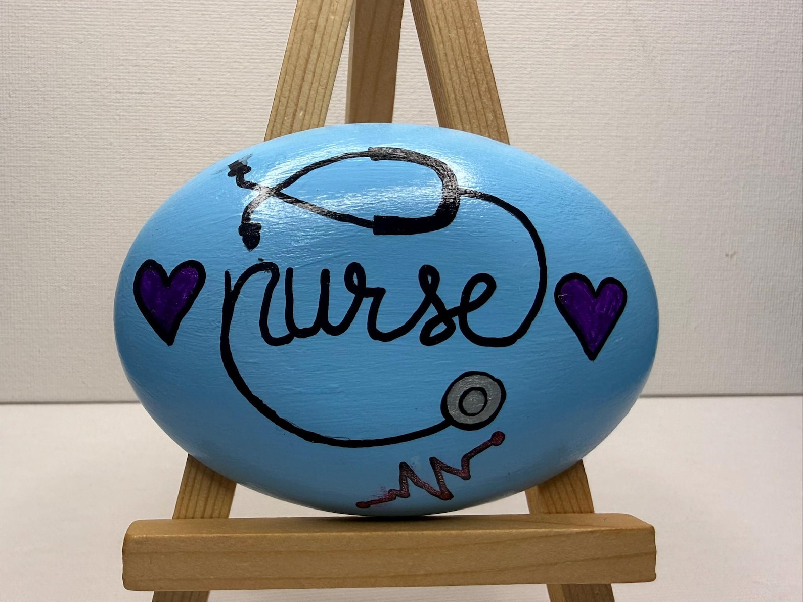 Hand-painted Nurse Rock – Stethoscope & Hearts Appreciation Gift - Etsy