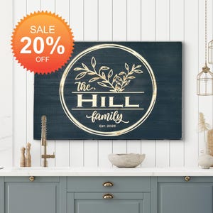 Personalized Rustic Home Décor Plaque, Custom Established Date Sign, Handcrafted Wooden Wall Art Gift