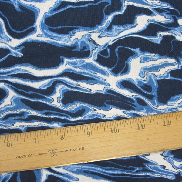 Water Effect Cotton Lycra Knit FAbric