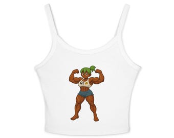 Camiseta de tirantes finos para mujer Empowered: ropa deportiva para hacer ejercicio en el gimnasio