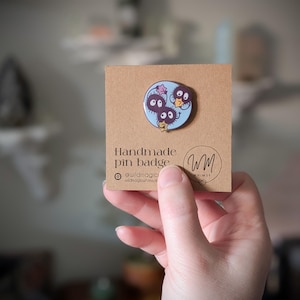 Soot Sprites Pin Badge Studio Ghibli Handmade Pin Badge Spirited Away My Neighbour Totoro Shrink Plastic Pin Badge Kawaii Accessory Gift Pin