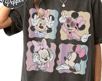 Retro Minnie Mouse Shirts, Disney Magic Kingdom Shirt, Minnie Mouse Trip Shirt, Family Vacation Shirt Gifts For Fan