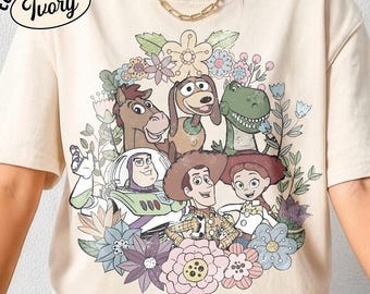 Camiseta retro de Toy Story de Comfort Colors®, Fiesta de Toy Story Land de Pixar 2026, Camiseta familiar a juego de Disney