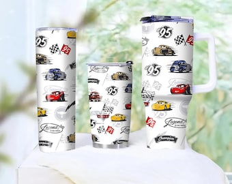 Fun Cars Tumblers Lightning McQueen Travel Mugs Enjoy Your Drinks On The Go Ideal For Fans Of All Ages