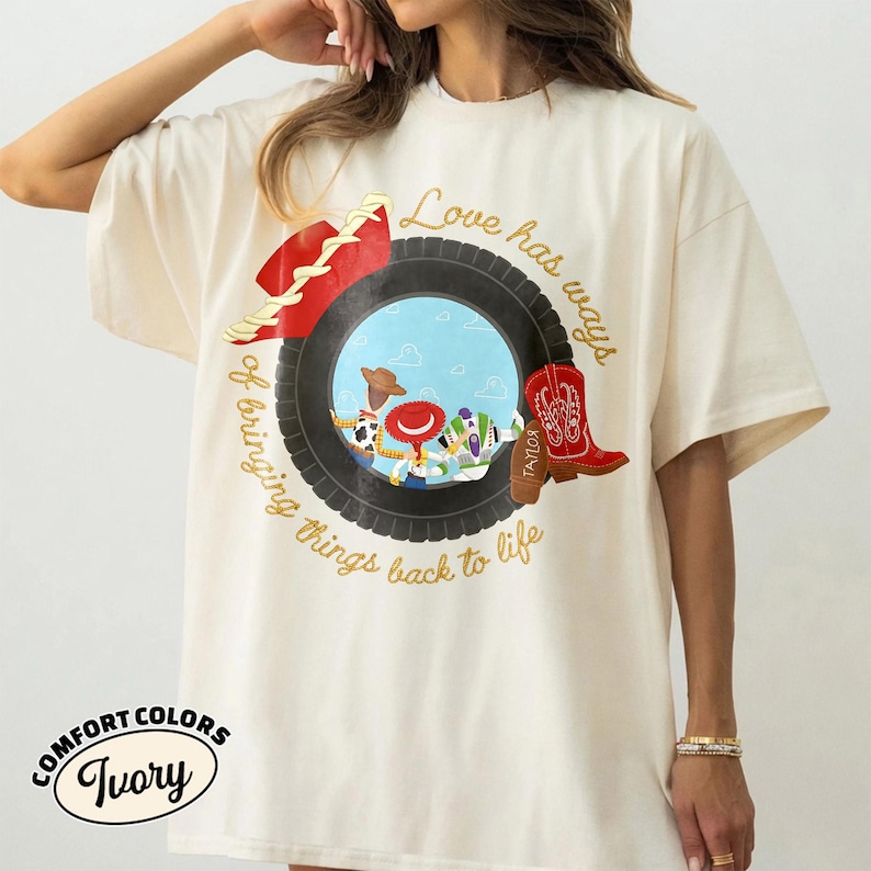 Vintage I Knew It I Knew You Shirt, Swifts and Toy Story 5 Shirt, Disneyland Swifts Toy Story 5 Birthday,Toy Story Birthday tee zdjęcie 2