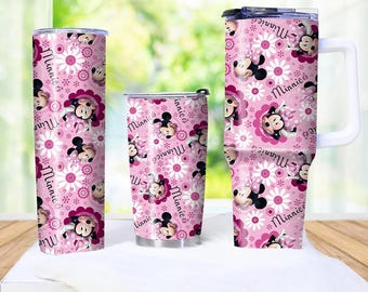 Charming Minnie Mouse Travel Mugs Perfect For Fans Cute Minnie Mouse Drinkware Set Ideal For Kids And Adults Alike