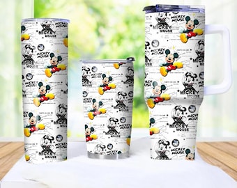 Mickey Mouse Drinkware Set Fun and Functional for Every Fan Colorful Mickey Mouse Tumblers Perfect for Disney Lovers