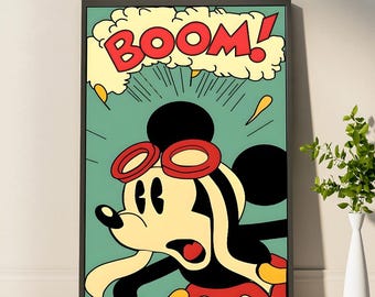 Mickey Mouse Embarks on an Exciting Adventure in a Whimsical World Where the Sound of Boom Marks Moments of Joy and Thrill