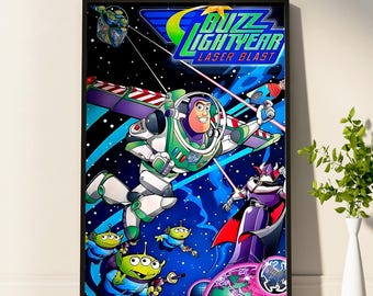 Buzz Lightyear Laser Blast Poster File Toy Story Poster Png, Buzz