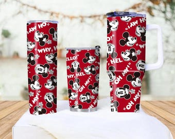 Charming Mickey Mouse Tumblers Perfect for Disney Fans Fun and Stylish Mickey Mouse Drinkware Set Elevate Your Beverage Game