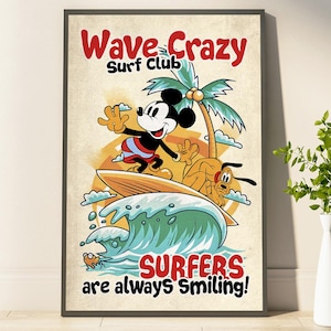 Mickey Mouse Surf - Etsy