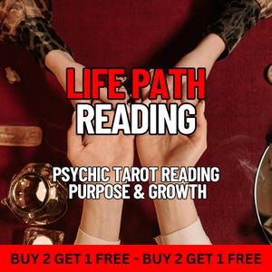 Psychic Life Path Tarot Reading: Spiritual Guidance & Insight (Digital Delivery)